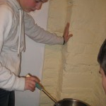 Geschneckte backen Krapfen